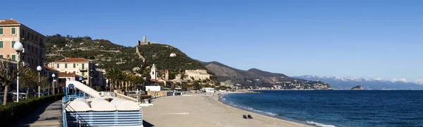 Noli Italien Historische Stadt Der Riviera Ponente — Stockfoto