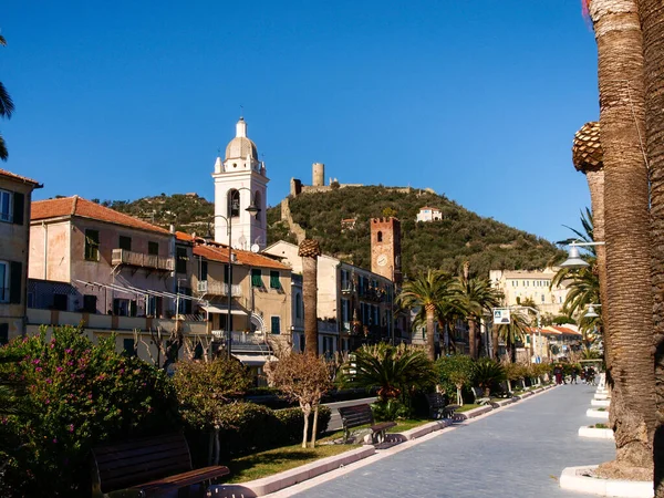 Noli Italy Historic Town Riviera Ponente — 图库照片