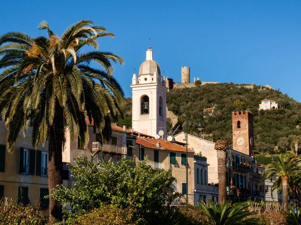 Noli Italie Ville Historique Sur Riviera Ponente — Photo