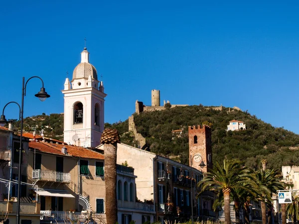 Noli Italia Centro Storico Della Riviera Ponente — Foto Stock