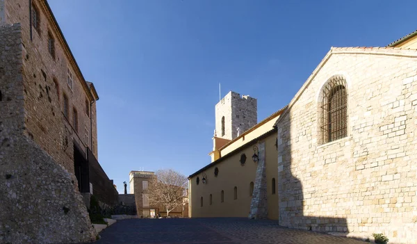 Costa Azul Francia Paisaje Costero Entre Niza Tropez — Foto de Stock