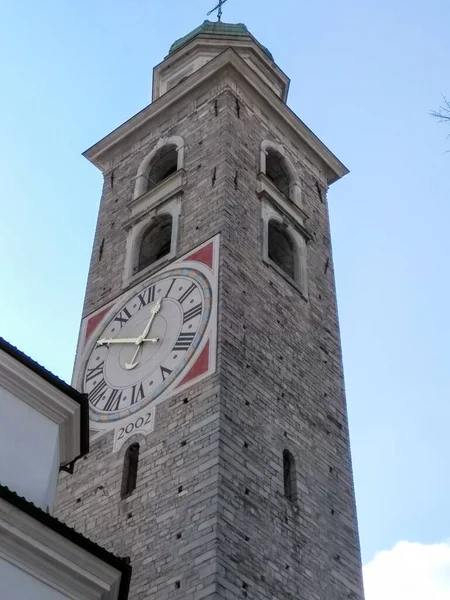 Lugano Schweiz Stadtpanorama Und Historische Gebäude — Stockfoto