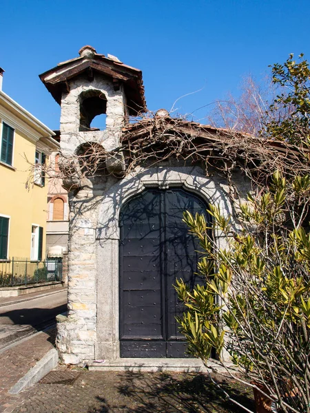 Menaggio Italien Sjönära Och Historiska Byggnader Den Berömda Staden — Stockfoto