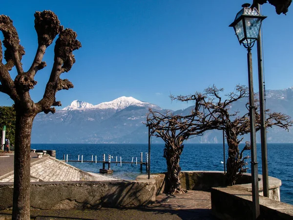 Menaggio Italie Bord Lac Bâtiments Historiques Célèbre Ville — Photo