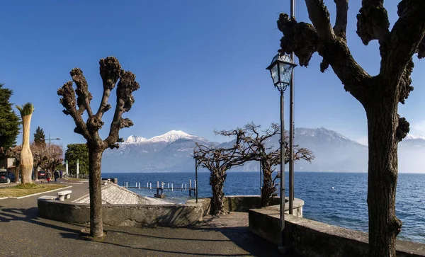 Menaggio Italy Lakefront Historic Buildings Famous Town — Stock Photo, Image