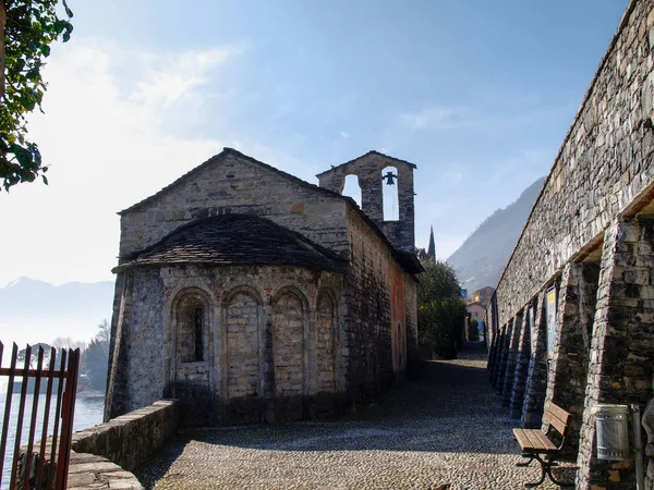 Ossuccio Itálie Lakefront Historické Budovy Slavného Města — Stock fotografie