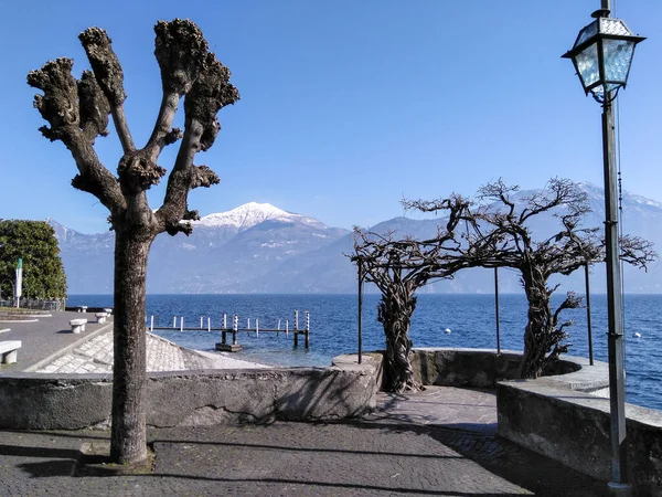 Menaggio Italy Lakefront Historic Buildings Famous Town — Stock Photo, Image