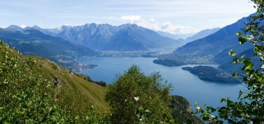 Como Gölü'nün panoramik görüntüler