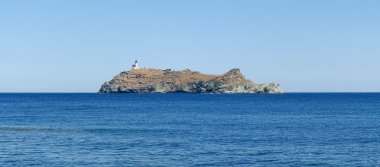 Isle of Giraglia deniz feneri