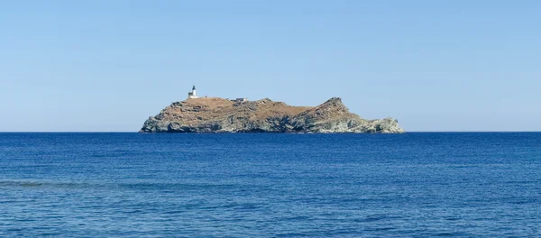 Lighthouse of isle Giraglia — Stock Photo, Image
