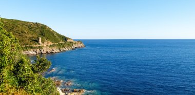 Cap Corse, eski Muhafız Kulesi.