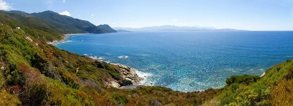 Cap Corse, der Strand von Nonza. — Stockfoto