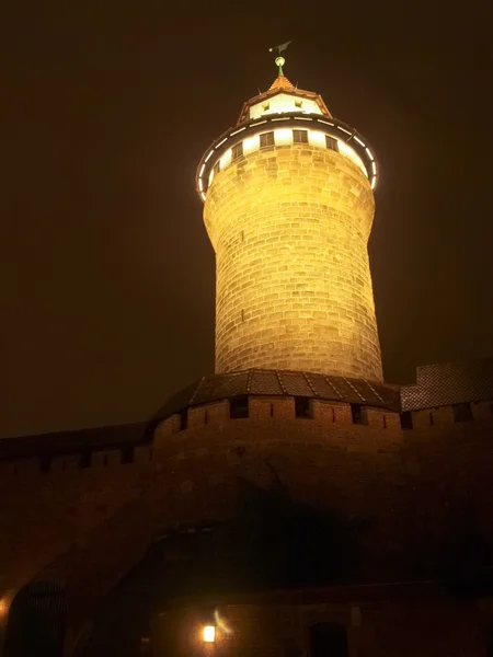 Nurenberg alter Burgturm — Stockfoto