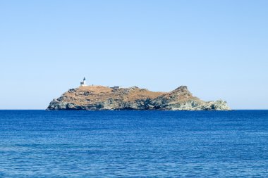 Isle of Giraglia deniz feneri
