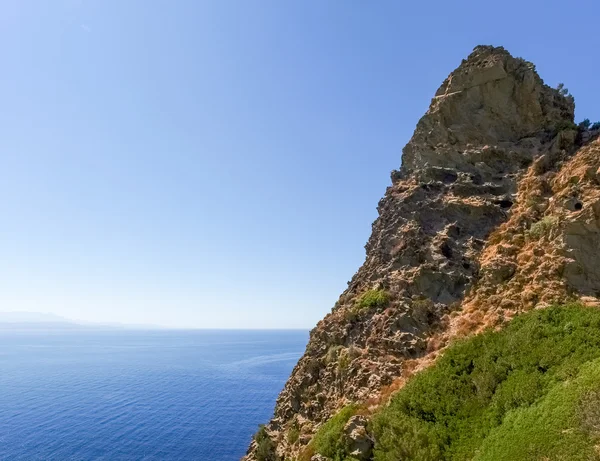 Cap Corse, la costa mediterranea . — Foto Stock