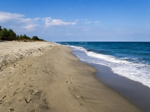 Plaży Ghisonaccia — Zdjęcie stockowe