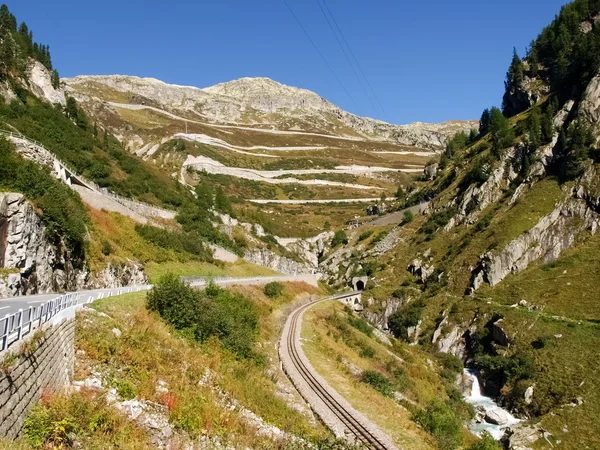 İsviçre Alpleri, Grimsel görünümü pass — Stok fotoğraf