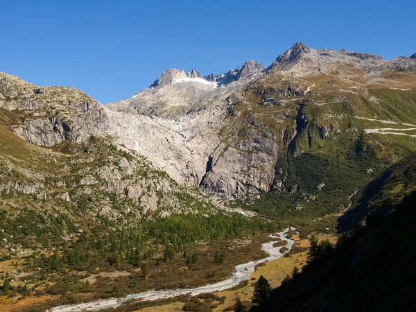 Швейцарские Альпы, ледник Фурка

