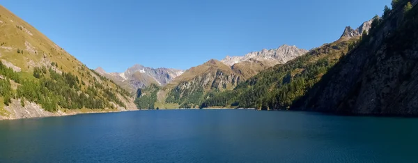 Swiss Alps, Lake of Luzzone — Stock Photo, Image