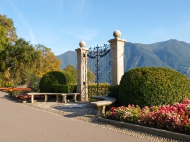 Lugano, İsviçre. Botanik park resim