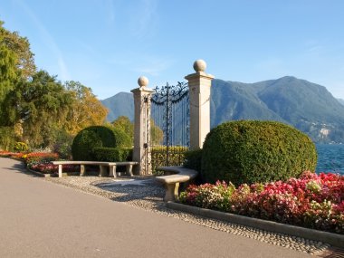 Lugano, İsviçre. Botanik park resim