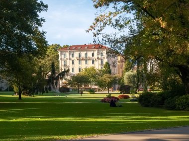 Lugano, İsviçre. Botanik park resim