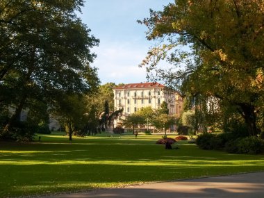 Lugano, İsviçre. Botanik park resim