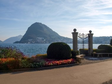 Lugano, İsviçre. Botanik park resim