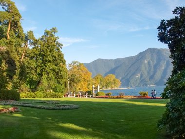 Lugano, İsviçre. Botanik park resim