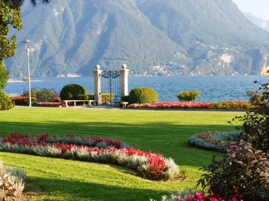 Lugano, İsviçre. Botanik park resim