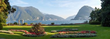 Lugano, İsviçre. Botanik park resim