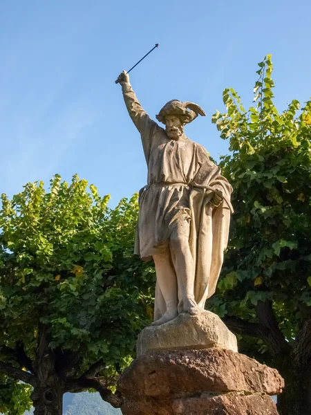 Lugano, Switzerland. Statue of William Tell — Stock Photo, Image