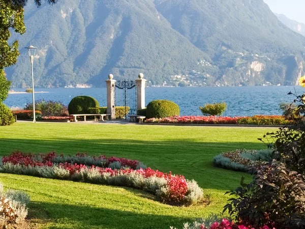 Lugano, Zwitserland. Foto uit het botanische park — Stockfoto