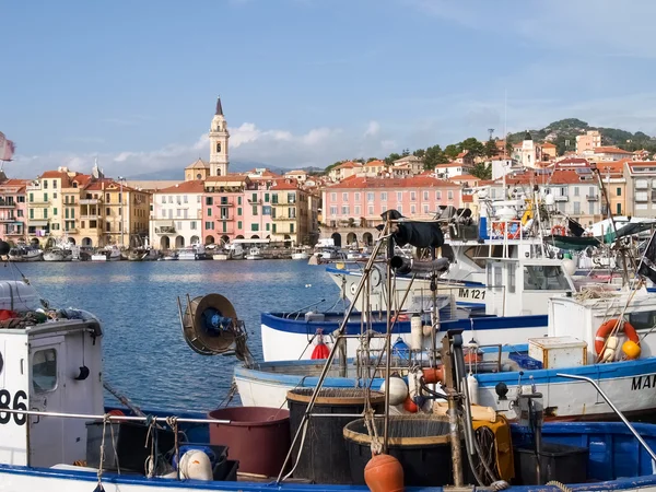 Barcos de pesca atracados — Fotografia de Stock