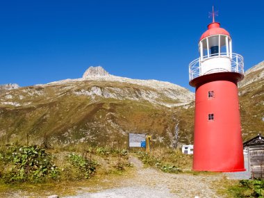 İsviçre Alpleri, deniz feneri Oberalp pass