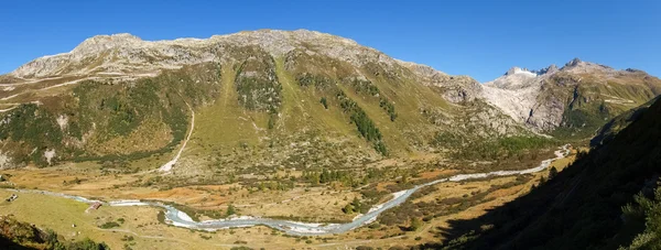 Schweiziska Alperna, Furka glaciär — Stockfoto