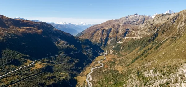 Schweizer Alpen, Blick auf den Grimselpass — Stockfoto