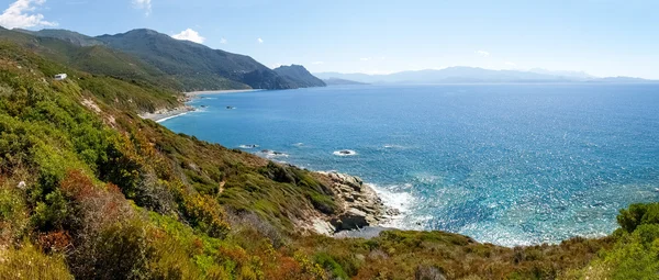 Cap Corse, pláž Nonza. — Stock fotografie