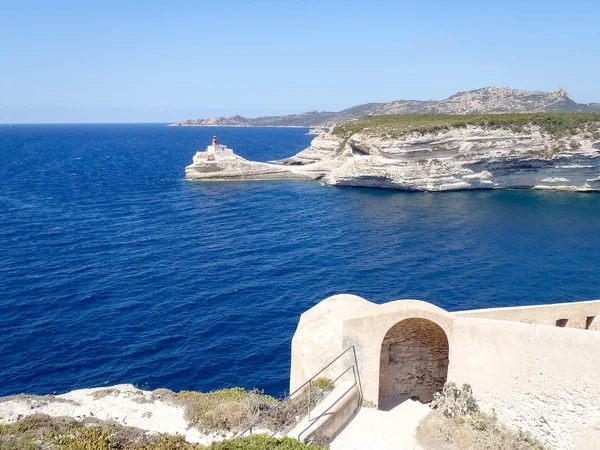 O farol de bonifacio — Fotografia de Stock