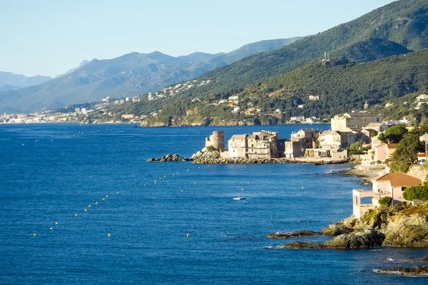 Cap Corse, la costa mediterranea . — Foto Stock