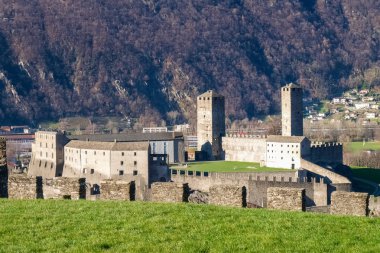 Bellinzona, Castelgrande görünümünü