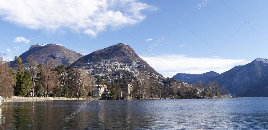 Luagno, Monte Bre snowy