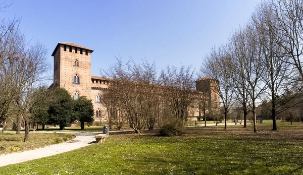 Pavía. Castillo de Visconti . — Foto de Stock