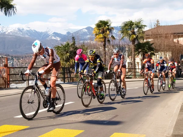 Kerékpáros verseny Grand Prix Lugano-2015-ben — Stock Fotó