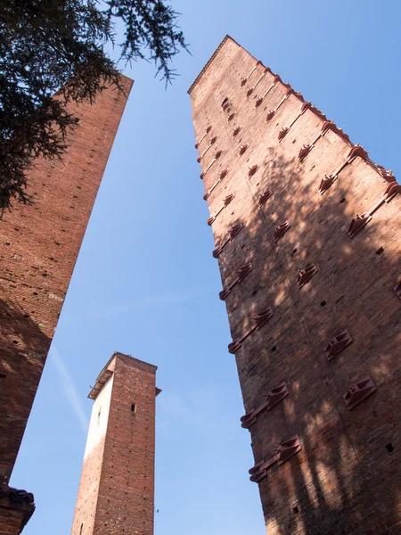 Παβία. Μεσαιωνικοί πύργοι — Φωτογραφία Αρχείου