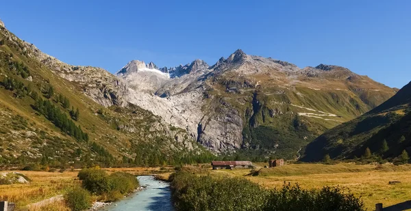 Schweiziska Alperna, Furka glaciär — Stockfoto