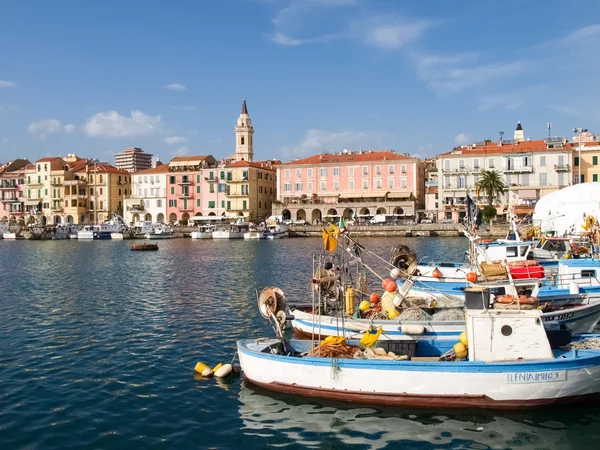 Fishing boats moored — Stock Photo, Image