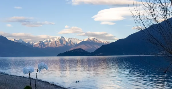 Abendlicht am Comer See — Stockfoto