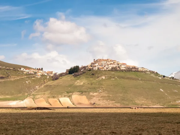 Castelluccio di Norcia big plan — Stock Photo, Image