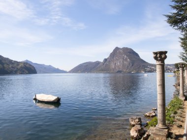 Lugano, antik sütunlar